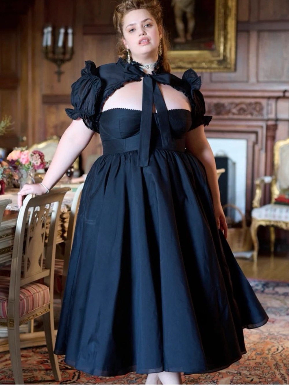 NWT Selkie Raven High Court Dress XL